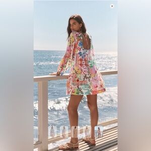 Johnny Was, Colorful Floral Beach Dress, NEW!